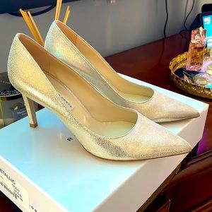 Roberto Festa Italian Gold Pumps